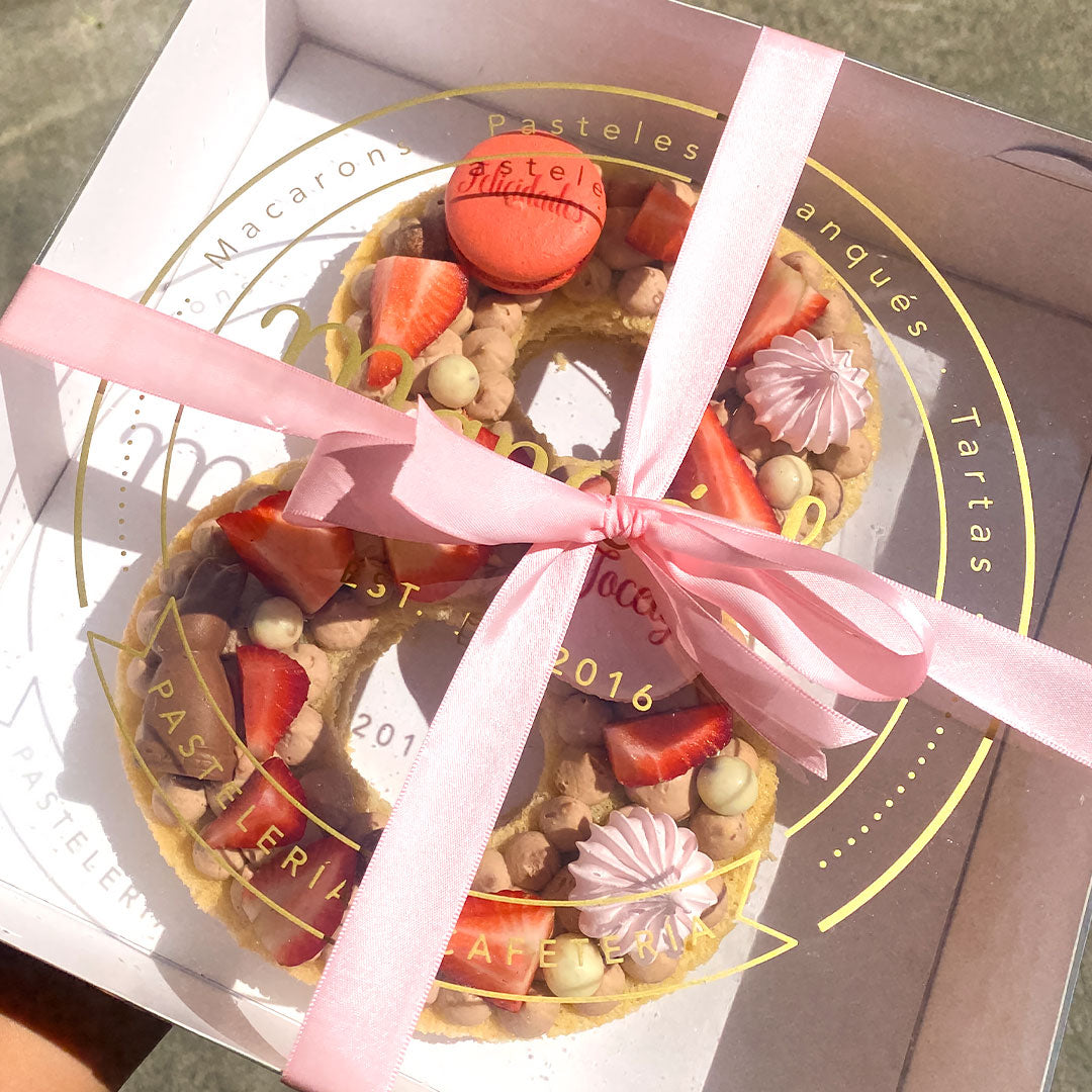 Pastel de número para 4-5 personas – Mandorle Pastelería